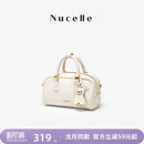 波士顿斜挎手提保龄球包 NU纽芝兰飞马方巧包2026新款 沈月同款