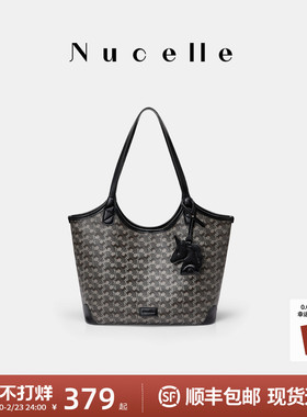 NU纽芝兰浪花小众高级感托特包2026新款大容量上班通勤子母单肩包