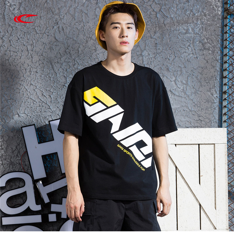 Psyche Short sleeved T-shirt leisure time 2021 summer new pattern Easy Base coat motion leisure time Cotton Top Trend T-shirtin the Sportswear/Casual Clothing , Sports Sweater/Pullover  category - from Buy2taobao.com to provide professional Taobao agent buy service