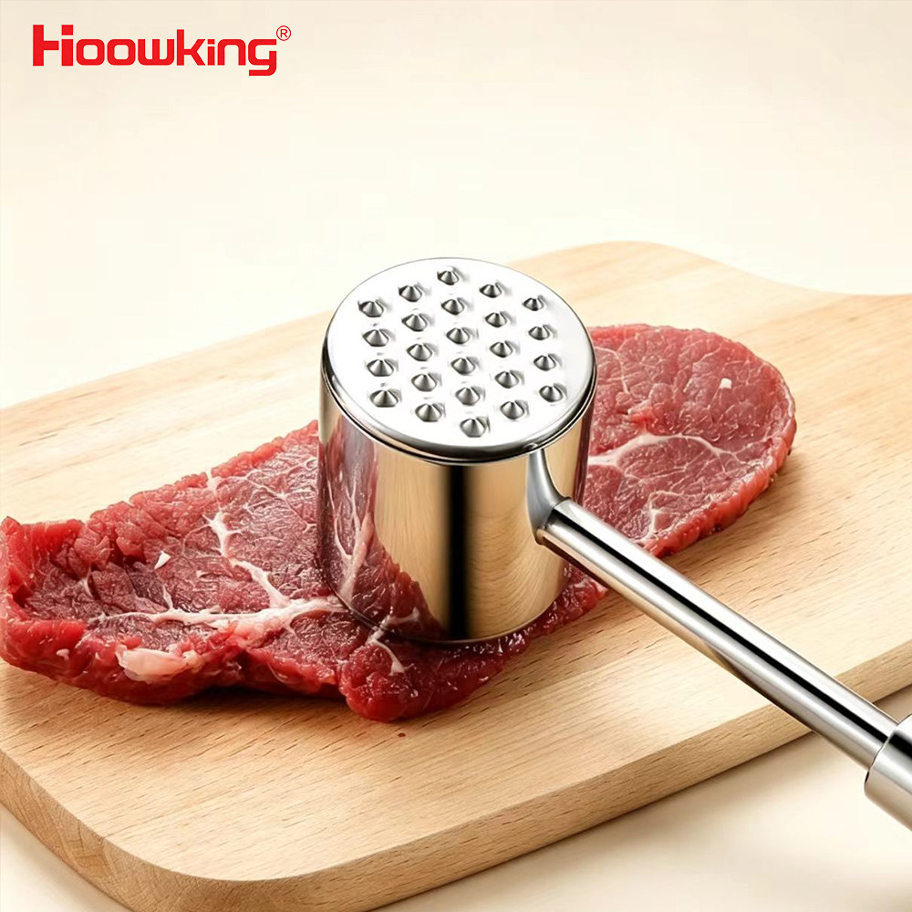 304不锈钢松肉锤厨房家用拍牛排锤子嫩肉断筋器工具商用敲打神器