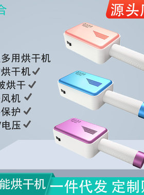 110V宠物烘干机家用多功能干衣机小型便携暖被机暖风机出口取暖器
