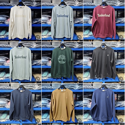 正品TIMBERLAND/添柏岚秋冬新款男女休闲纯棉圆领套头加绒卫衣