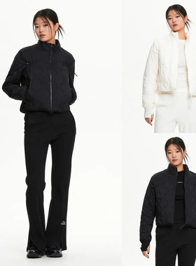 正品现货NEW BALANCE/NB25早春女拉链运动夹克棉服外套NBNQF1W212