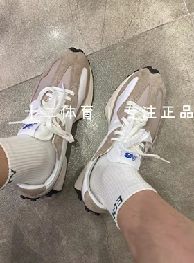 NEW BALANCE/NB 327浅驼海盐色复古运动鞋男女增高老爹鞋MS327LH1