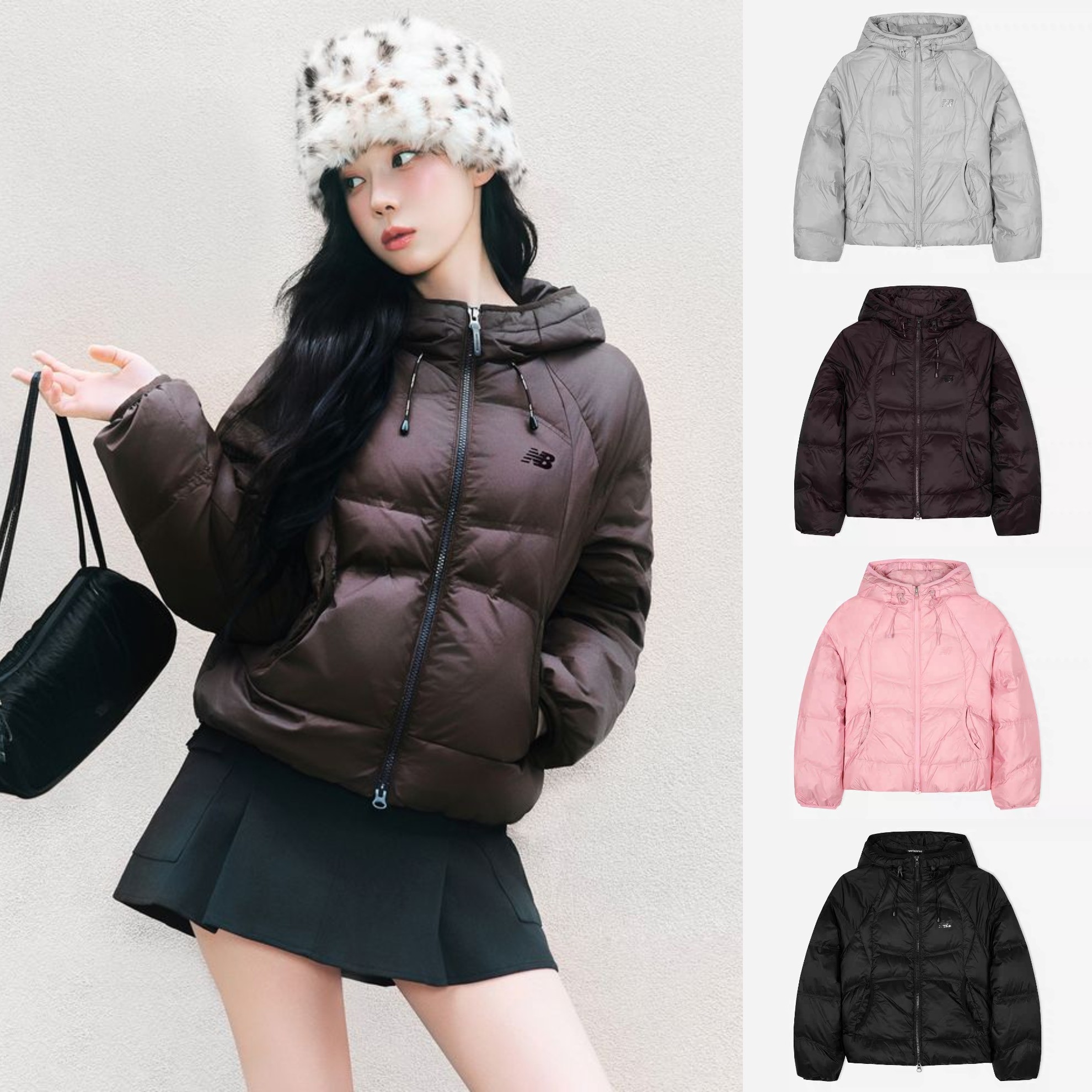 这价砍砍砍！NEW BALANCE金冬天同款鹅绒排骨NB羽绒服女保暖外套