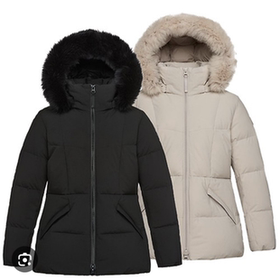 纯正狐狸毛+80鹅绒！正品韩国BLACKYAK/布来亚克高端女中长羽绒服