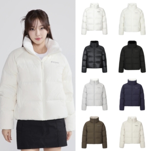 谁穿谁好看!显高显腿长!正品Discovery25款小标立领鸭绒羽绒服