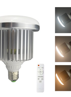 摄影棚摄影灯专业LED95W遥控灯泡三色温无极调光柔光箱可手机拍摄