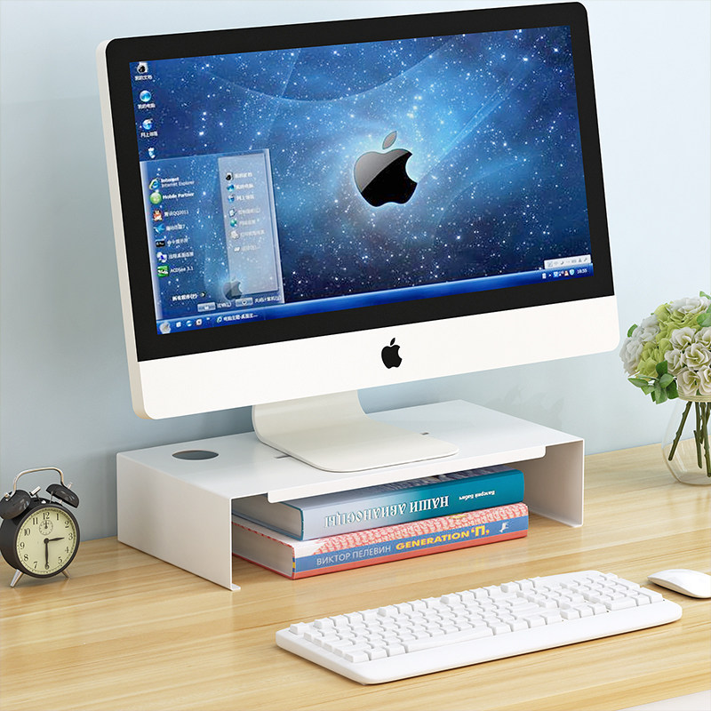 电脑显示器屏增高架办公室神器台式底座桌面收纳抬高垫高置物架子