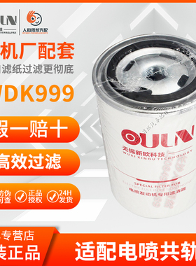 WDK999/1柴滤芯精滤1117011-630-0000W F0005适配电喷共轨发动机