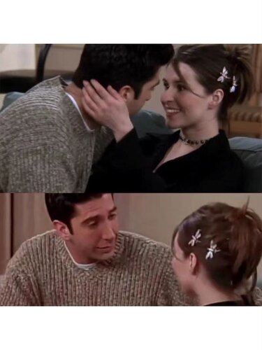 欧美复古老友记Emily蜻蜓发夹