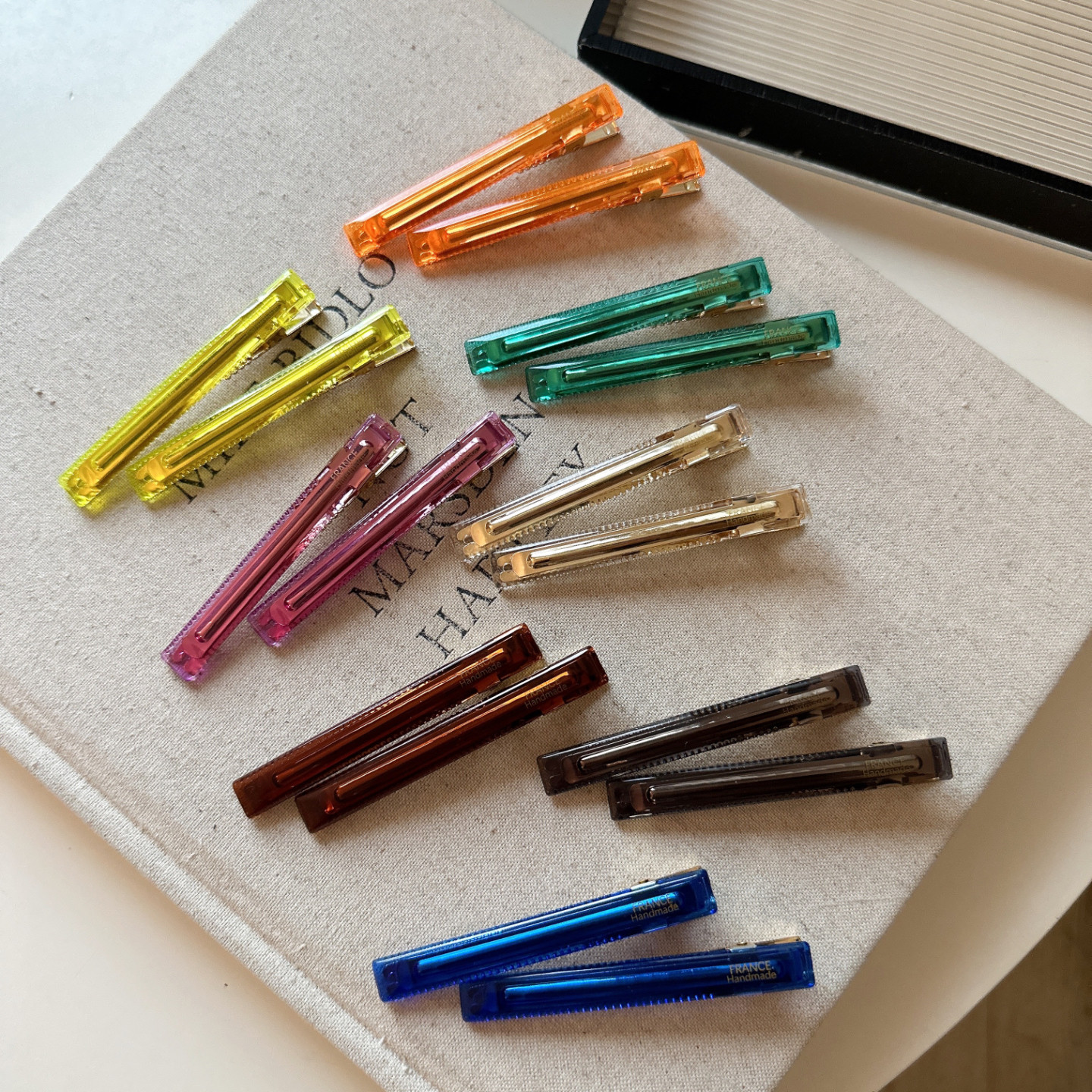 韩国东大门同款彩色透明亚克力一字夹刘海夹碎发边夹时尚侧边夹子,饰品/流行首饰/时尚饰品新,发饰,淘宝优惠券,粉丝福利购,淘宝优惠卷