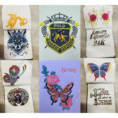 真实仿刺绣热转印贴并非平面视觉