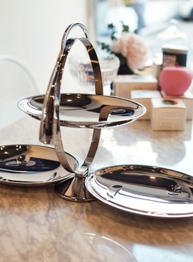 意大利 Alessi Anna G 折叠蛋糕架多层下午茶点心盘果盘摆件礼物
