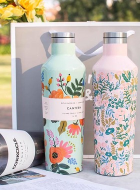 美国CORKCICLE创意印花款保温杯 户外运动不锈钢高颜值送礼杯子