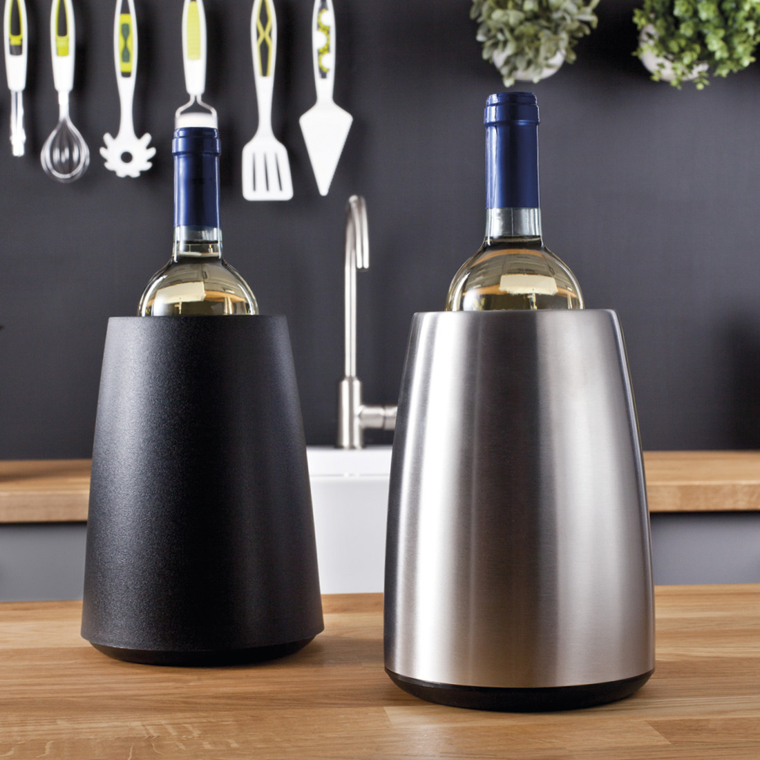 荷兰Vacu vin快速降温香槟冰桶红酒冰酒器 葡萄酒保温冰袋冰镇器