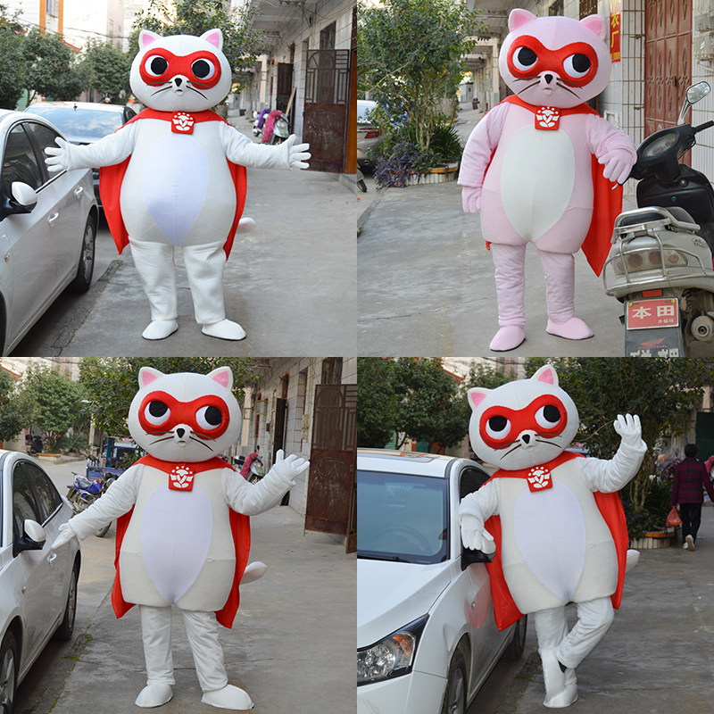 猫咪卡通人偶服装动漫行走玩偶服图片