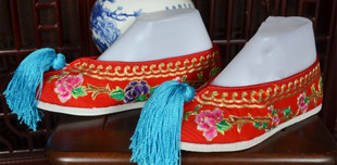 戏剧戏曲京剧服装 配饰 手绣彩鞋 花旦鞋 小旦鞋 双