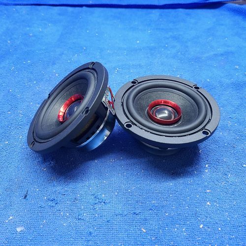 德国hifine同点声源中高音一体化3.5寸喇叭汽车音响改装升级优质