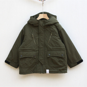 中厚棉衣棉袄外套93611军绿 折扣 TJ衣系列120秋装 品牌童装