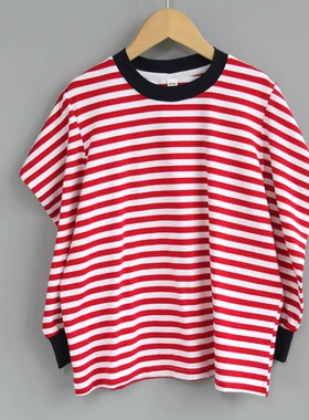 福利L续系列120/130春秋Ⅱ品牌童装折扣童中厚长袖卫衣衫21644红