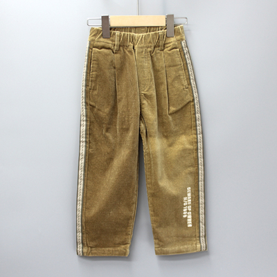 S-HO系列110-150秋装 品牌童装折扣/童宽松中厚款休闲长裤02397驼