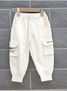 熹系列80春秋装 品牌童装折扣/儿童休闲纯棉薄款长裤91580米