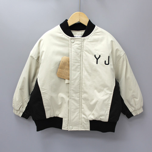 G乃si家120秋冬童装品牌折扣/儿童开衫加绒开衫外套20112黑卡