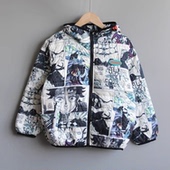 I家130 160冬 品牌折扣童装 儿童羽绒服休闲外套薄款 5196花