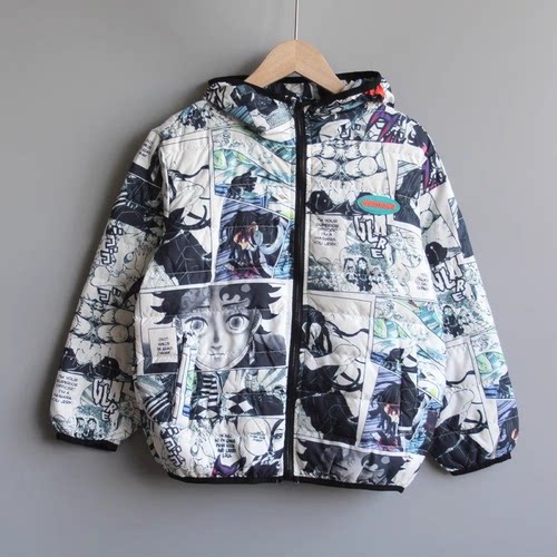 G-I家130/160冬 品牌折扣童装/儿童羽绒服休闲外套薄款5196花