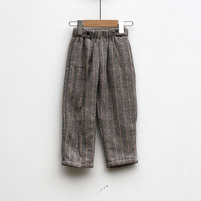 童装加绒加厚休闲长裤折扣