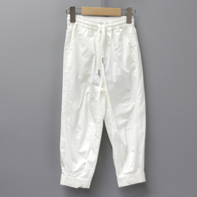 G-JE系列110-165春秋 品牌童装折扣/童休闲棉收脚薄长裤66228白