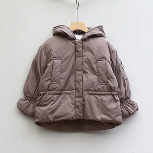 朴.换标100-130冬装 品牌折扣童装/儿童羽绒服中厚外套8746粉
