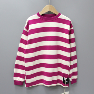 大童休闲长袖 折扣 品牌童装 上衣T恤卫衣2343红 7米160春秋