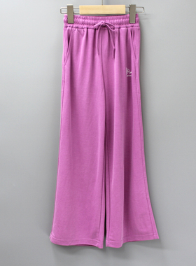 R布rui欧120/170夏 品牌折扣童装/大童休闲防蚊薄款长裤89372皮红