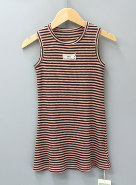 G-MI*KO家110-140夏品牌童装折扣/儿童薄棉无袖漂亮连衣裙6500二