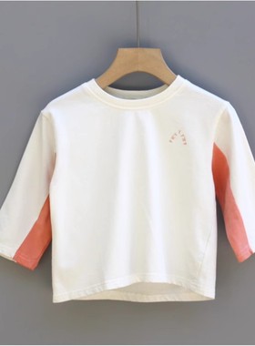 福利T衣ch家80-110春Ⅲ品牌童装折扣儿童休闲长袖纯棉卫衣02831白