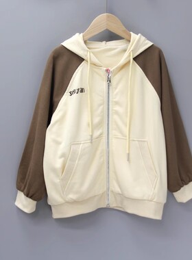 福利Y檐系列120-150春秋品牌童装折扣/童针织开衫休闲外套23812咖