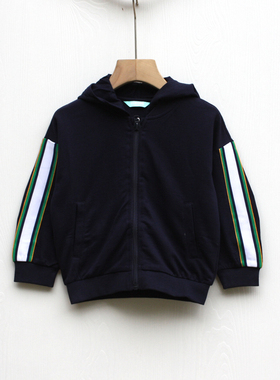 欧恰系列80-100秋装恰 品牌童装折扣/纯棉夹克休闲外套50267宝兰