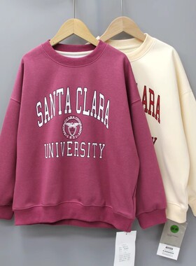 G田dian家130-160春秋童装品牌折扣/儿童中厚长袖套头卫衣71317二