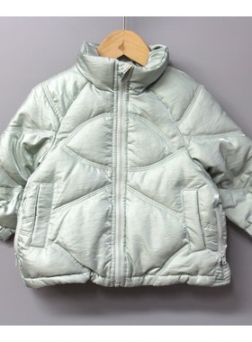 L安系列80冬  品牌童装折扣撤柜/儿童羽绒服中厚外套12097绿
