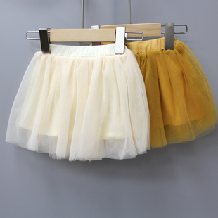 G安系列80-120春夏 品牌童装折扣/女童休闲半身裙短纱裙66655三色