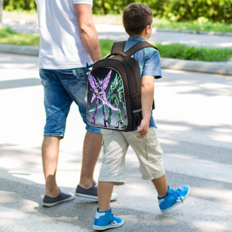 新款动画人物幼儿园小学轻便大容量防水防污儿童双肩包开学季g168