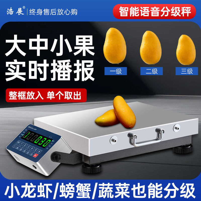 水果大小分级电子秤智能分选机苹果西红柿百香果橙子桃子高精度1g