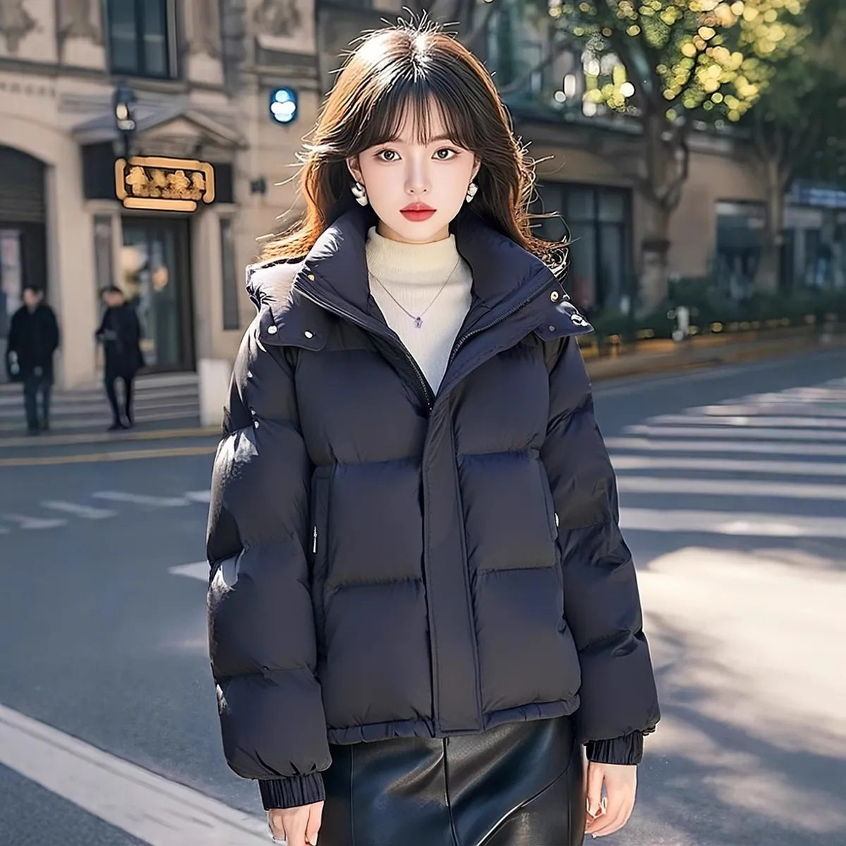 冬季加厚面包服女棉服新款修身显瘦连帽保暖简约棉衣外套,女装/女士精品,毛呢外套,淘宝优惠券,粉丝福利购,淘宝优惠卷