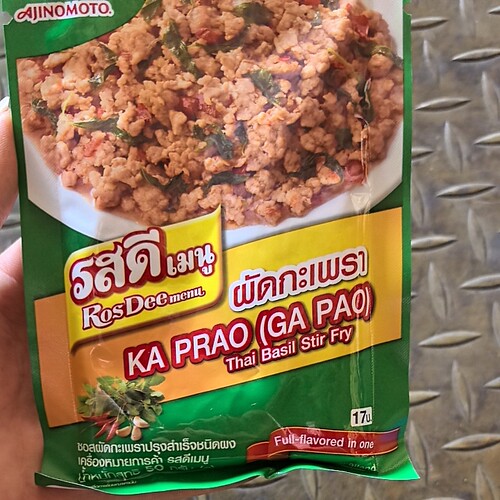 泰国原装进口泰式打抛饭调味料辣炒罗勒叶猪肉调料噶抛泰国菜料包