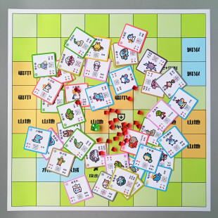 【口袋精灵棋2世代】原创宝可梦怪兽棋桌游卡牌亲子益智游戏
