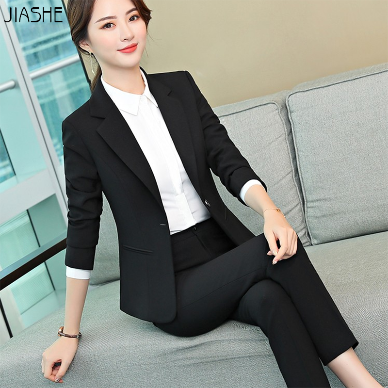 女士西装套装职业装硬挺修身学生业务员上班套装西服酒店西装外套