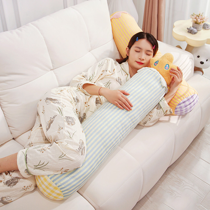 长条抱枕女生睡觉专用孕妇床上侧睡夹腿圆柱靠枕头男生骑枕可拆洗