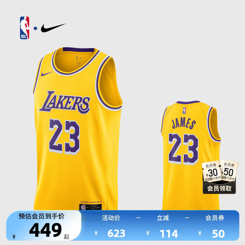 NBA湖人队詹姆斯成人背心球衣